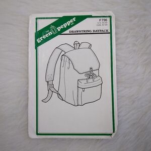 SEWING PATTERN The Green Pepper F796 Drawstring Daypack